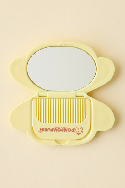Sanrio Japan Originals Pompompurin Mirror & Comb Compact