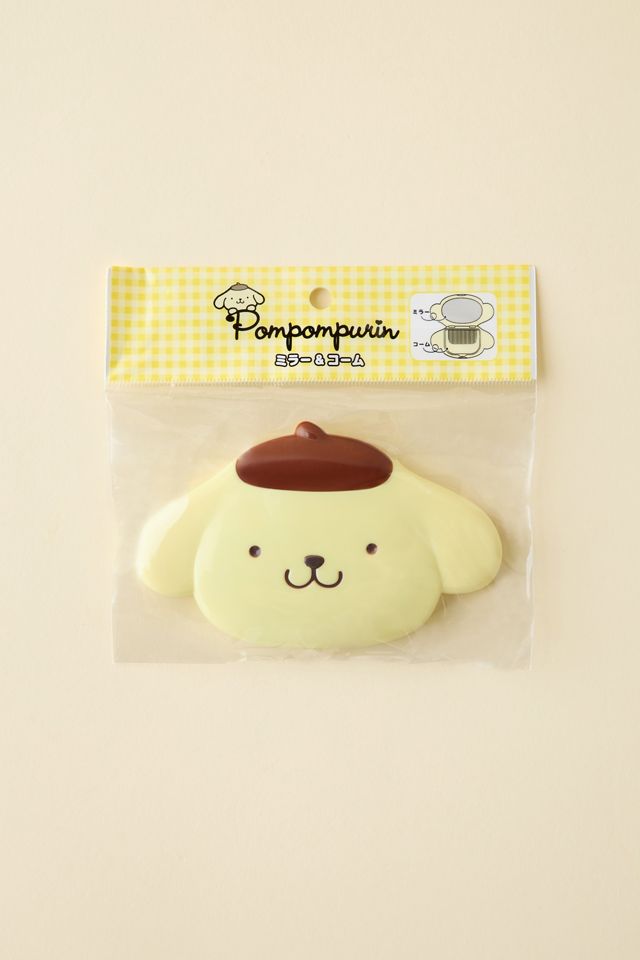 Sanrio Japan Originals Pompompurin Mirror & Comb Compact #3