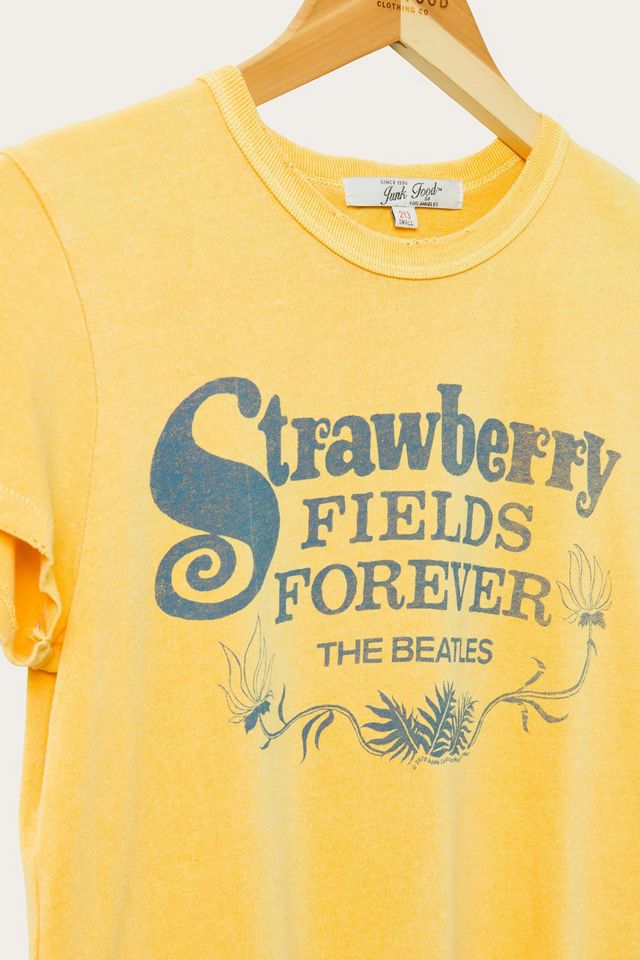 Junk Food The Beatles Strawberry Fields Forever Original Tee #4