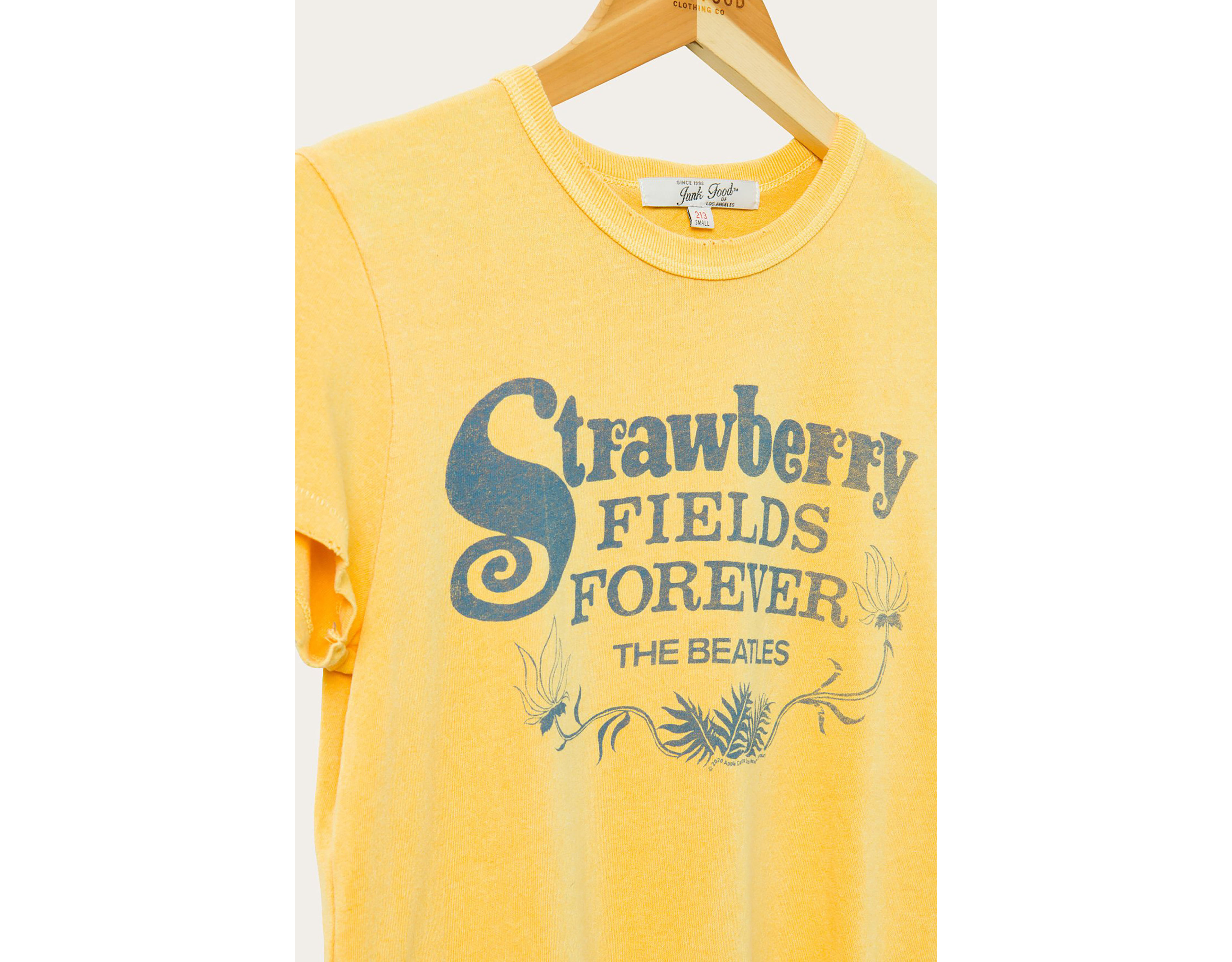 Junk Food The Beatles Strawberry Fields Forever Original Tee