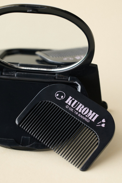 Sanrio Japan Originals Kuromi Mirror & Comb Compact