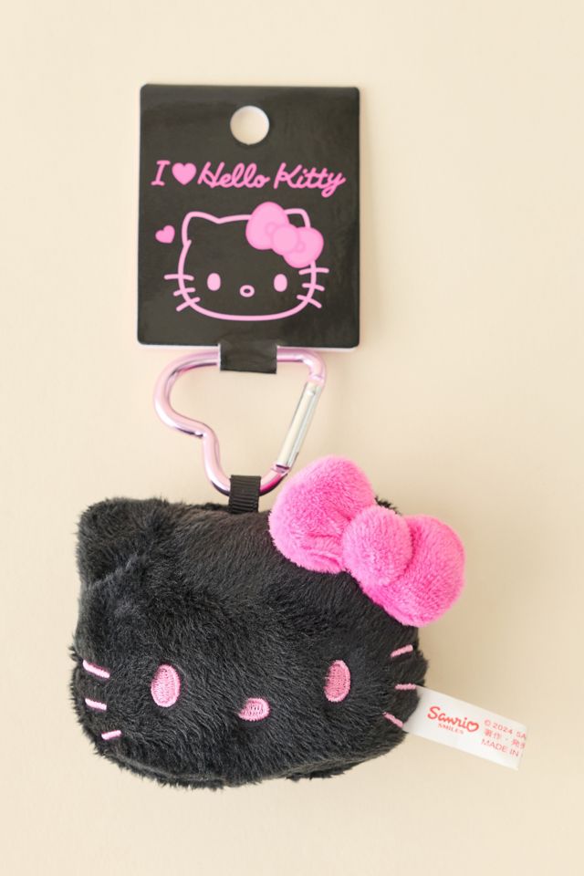 Sanrio Japan Originals Hello Kitty Face Mascot Plushie Keychain #1