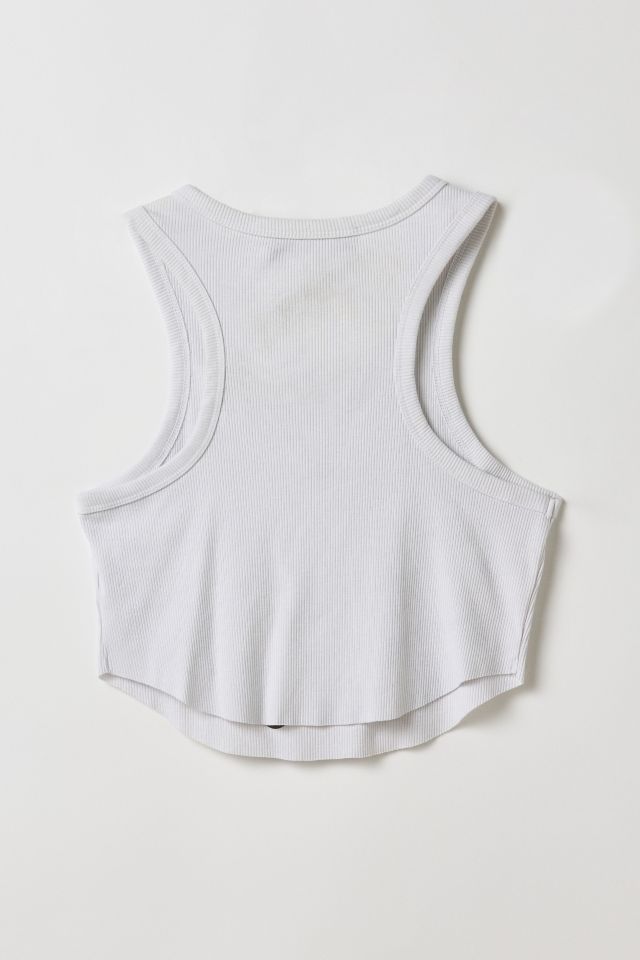 Vintage By RSTY Pierced Grommet Studded Ultra Cropped Tank Top #1