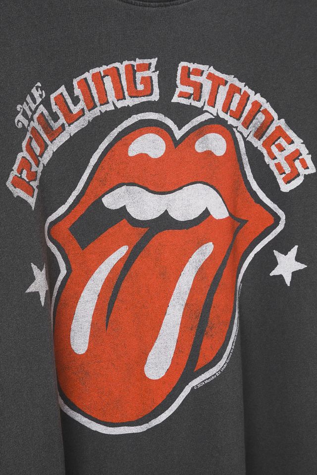 Junk Food The Rolling Stones Hot Lip Stars Tee #4