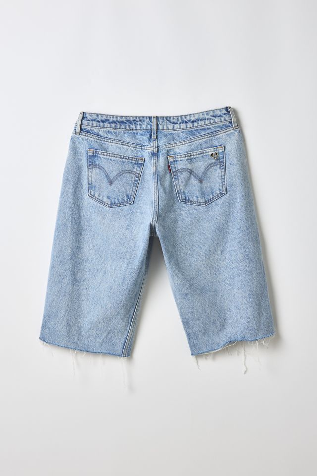 Vintage By RSTY Grommet Studded Mid-Rise Jort #1