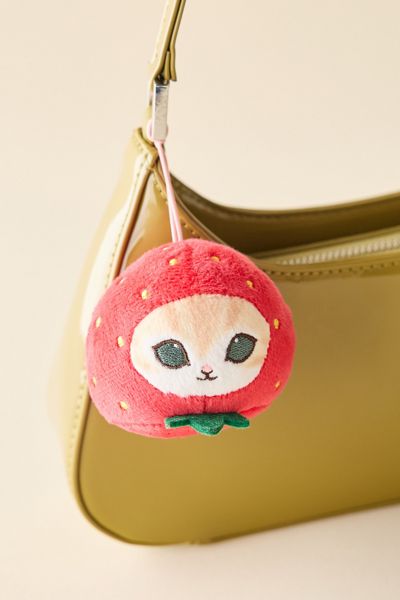 Porte-clés en peluche boîte mystère fruits frais Meow Face Mofusand