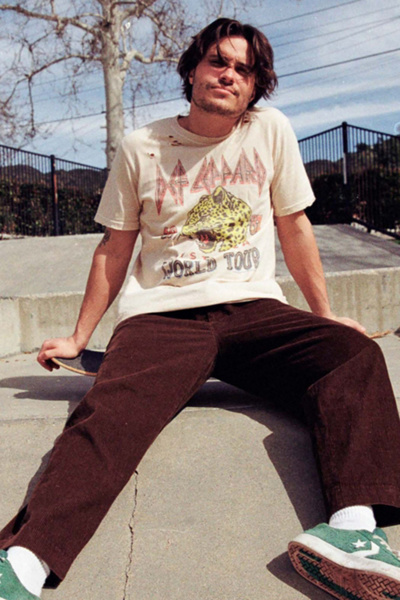 Junk Food Def Leppard Hysteria Distressed Tee