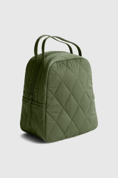 Vera Bradley Quilted Twill Lunch Bag In Bronze Green, Women's At Urban Outfitters In Green