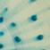 Clear with Blue Splatter