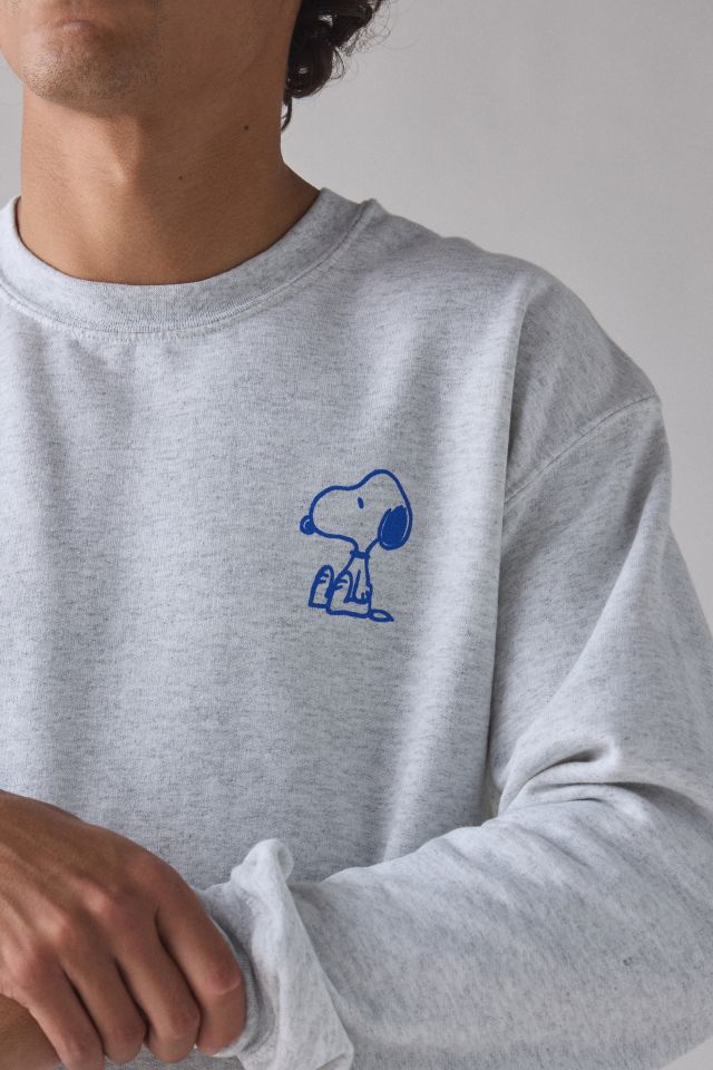 Peanuts Snoopy Comic Strip Graphic Crew Neck Sweatshirt #3
