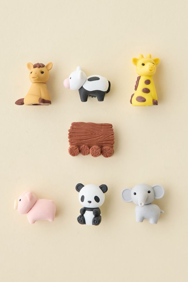 Iwako Zoo Animal Eraser Set #1