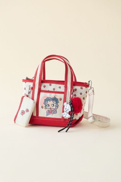 Ensemble de sac fourre-tout et pochette à lèvres Betty Boop