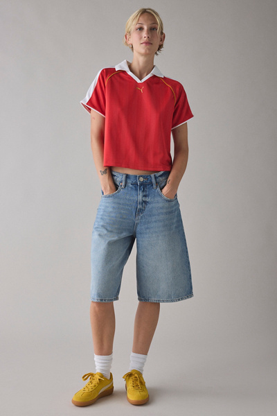 Puma T7 Cropped Football Jersey Tee