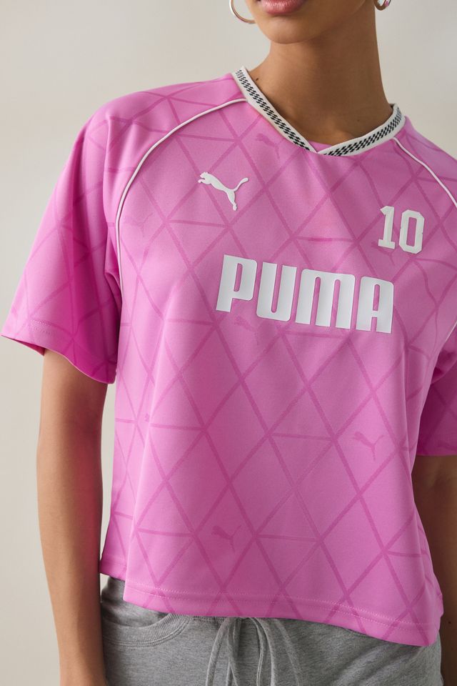 Puma Sport Relaxed Short Sleeve Jersey Top #1