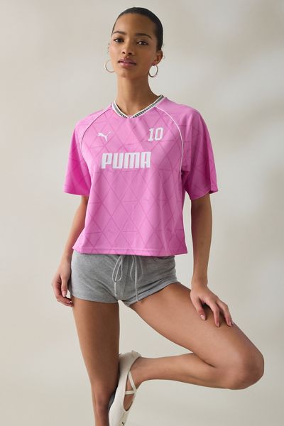 Puma Sport Relaxed Short Sleeve Jersey Top