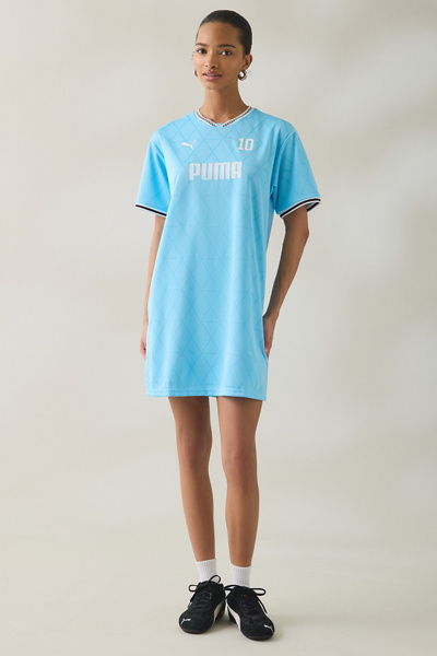 puma shirt dress Puma Sport Graphic Short Sleeve Relaxed Jersey T-Shirt Dress