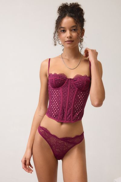 Out From Under Modern Love Sheer Lace Thong