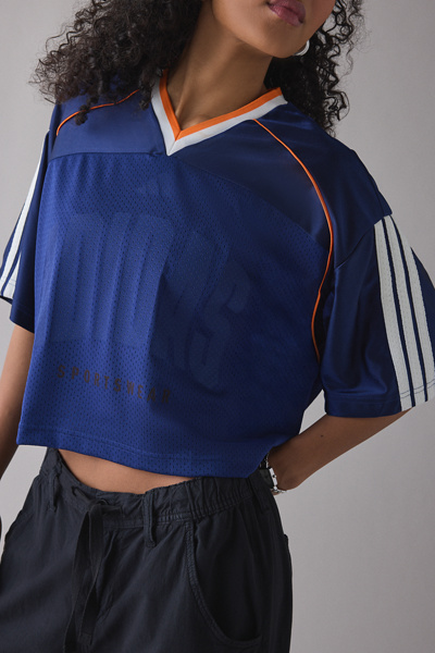adidas Stadium V-Neck Jersey Tee | Urban Outfitters