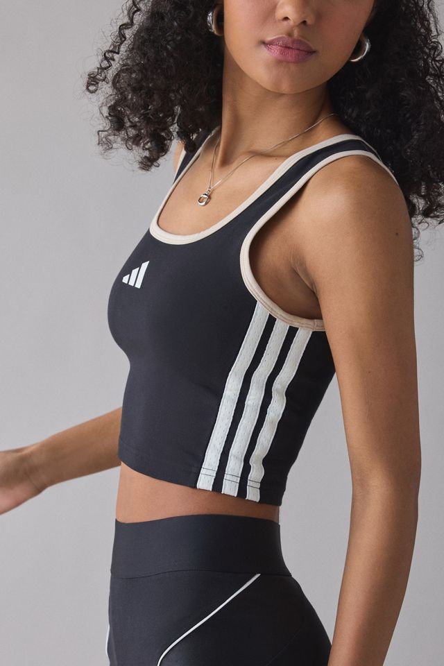 adidas Stadium Scoop Neck Cropped Tank Top #3