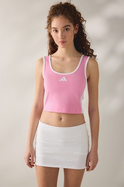 adidas Stadium Scoop Neck Cropped Tank Top