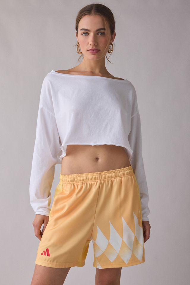 adidas House Of Tiro X Common Goal Satin Shorts #3