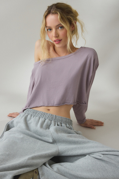 Out From Under On The Move Off-Shoulder Long Sleeve Tee