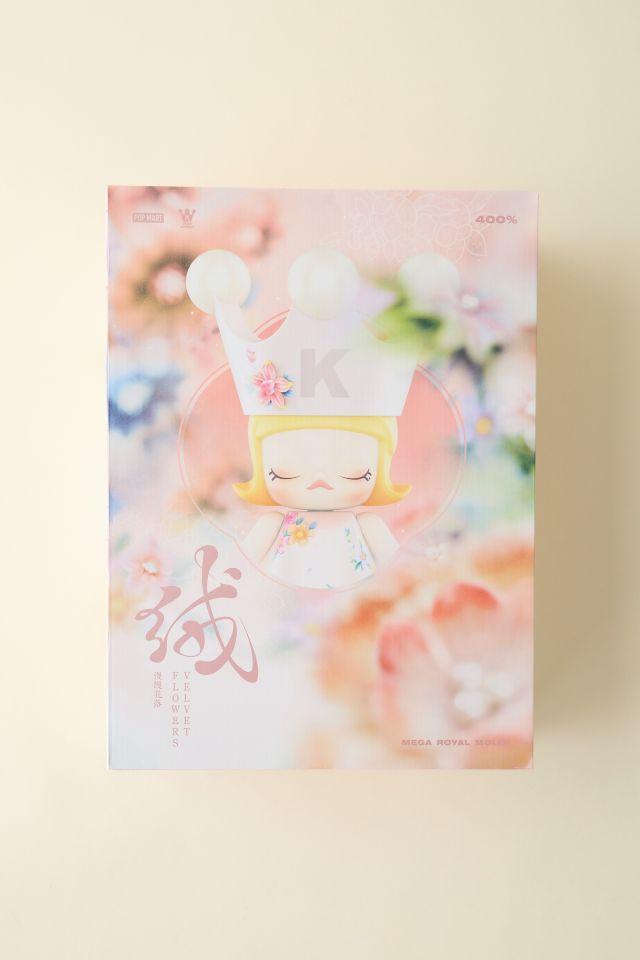 POP MART Mega Royal Molly 400% Velvet Flowers Figure #4