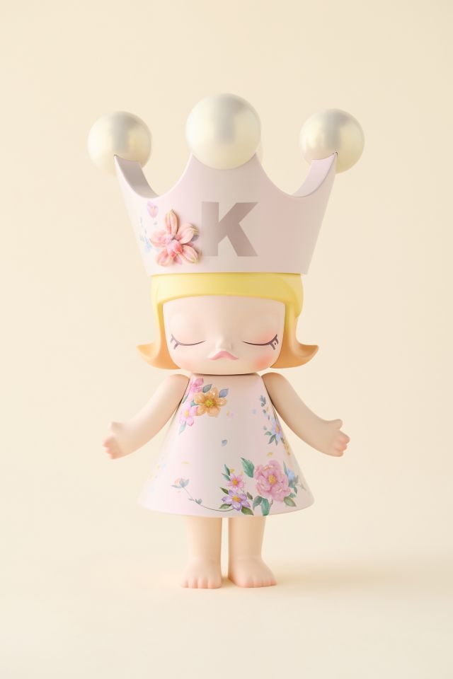 POP MART Mega Royal Molly 400% Velvet Flowers Figure