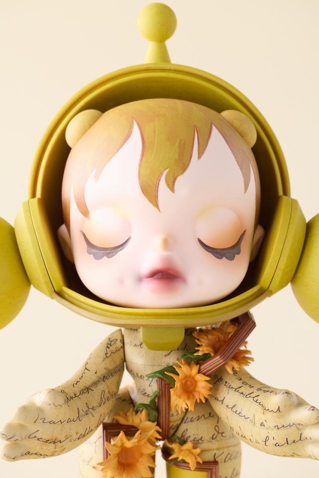 POP MART Mega SKULLPANDA 400% Van Gogh Museum Sunflowers Figure #2