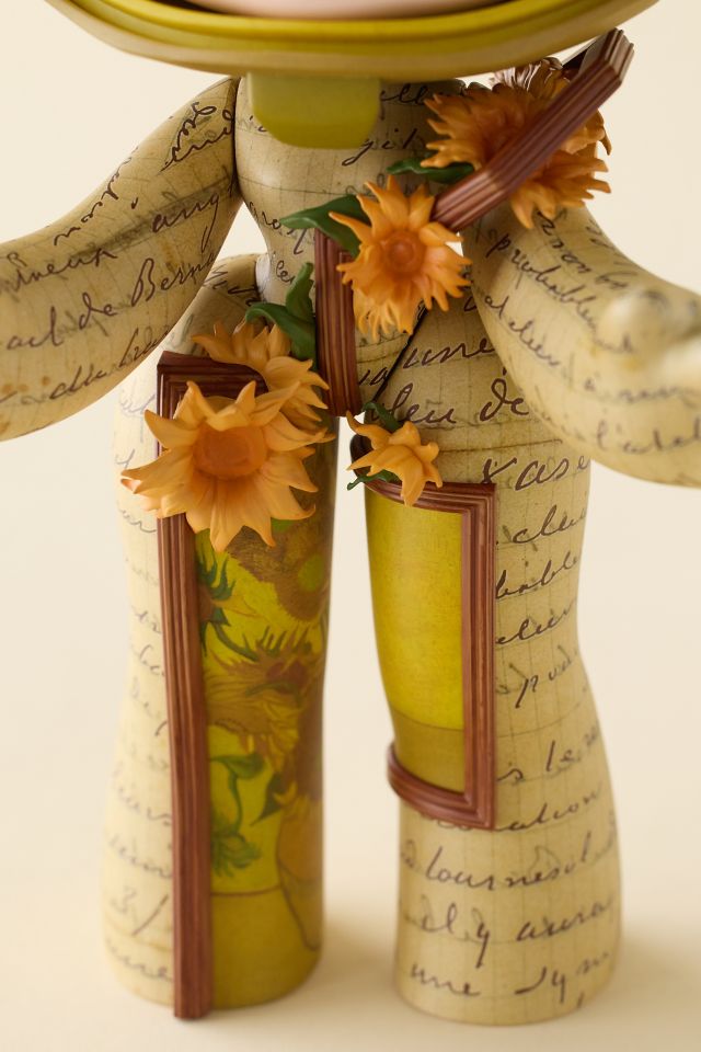 POP MART Mega SKULLPANDA 400% Van Gogh Museum Sunflowers Figure #3