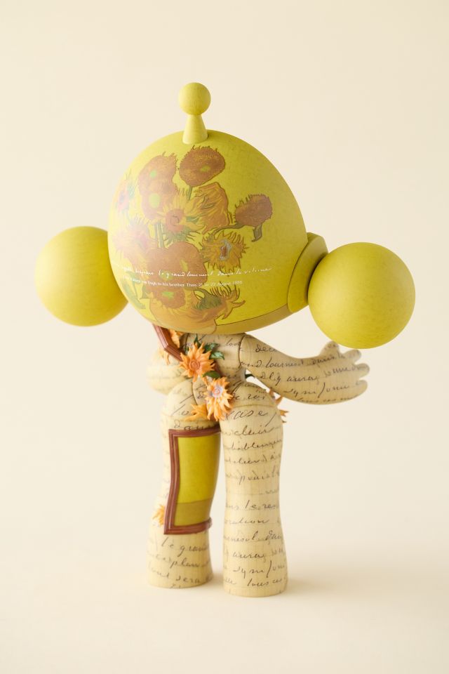 POP MART Mega SKULLPANDA 400% Van Gogh Museum Sunflowers Figure #4