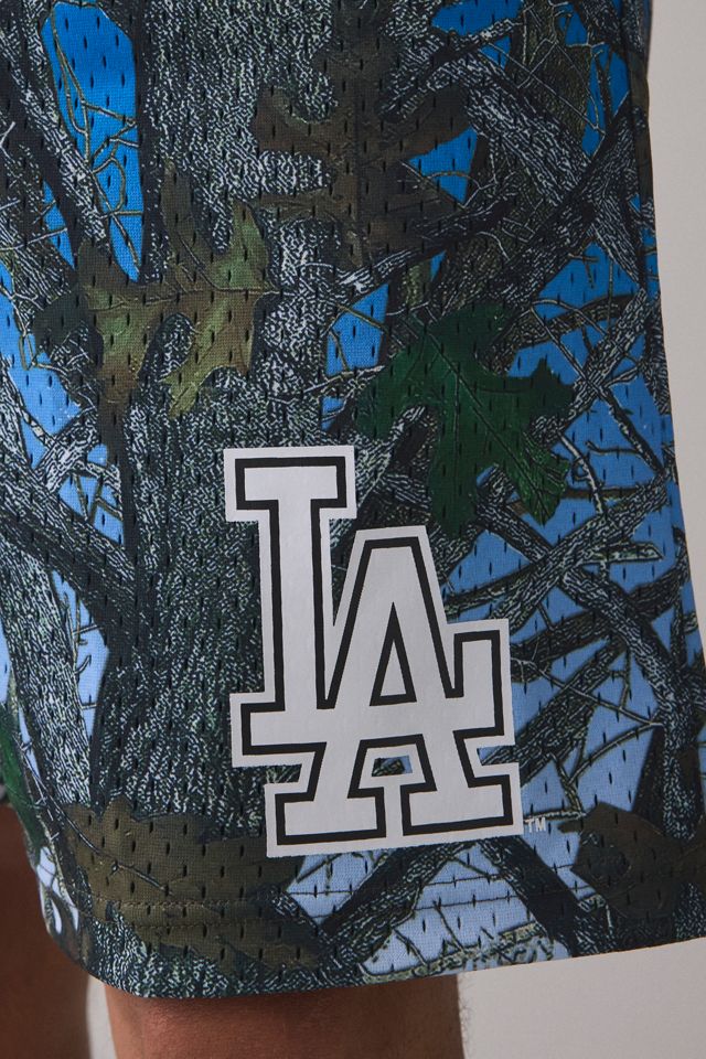 Short camouflage avec logo Quiet Blaze MLB Los Angeles Dodgers de Mitchell & Ness #3