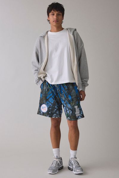Mitchell & Ness Quiet Blaze MLB Los Angeles Dodgers Logo Camo Shorts