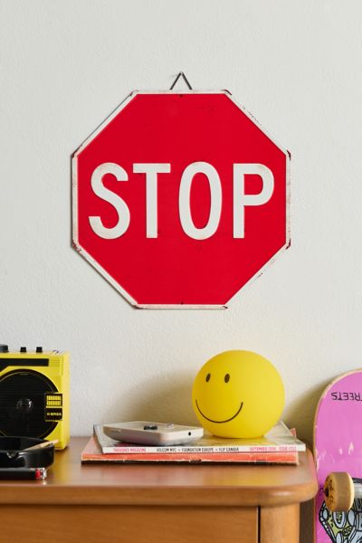 Stop Sign Tin Wall Sign