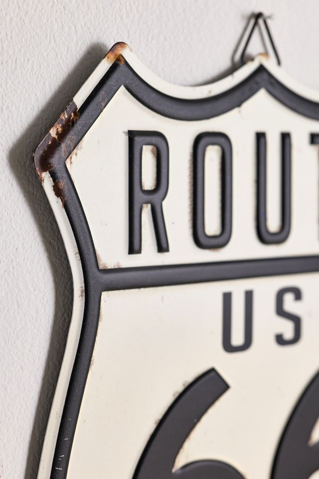 Route 66 Tin Wall Sign #2