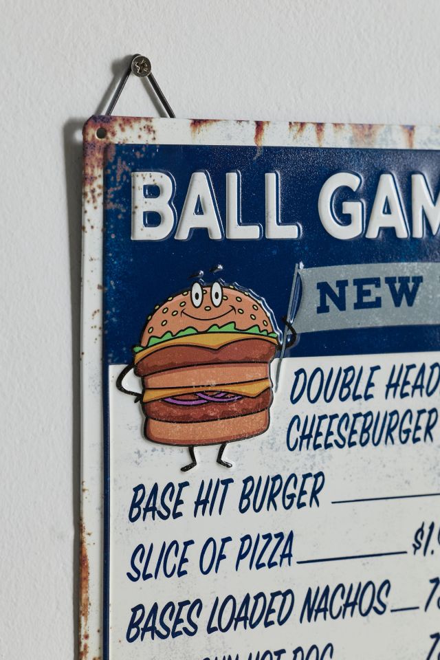 MLB New York Yankees Concession Metal Wall Sign #2