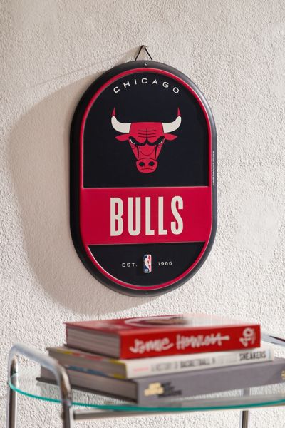 NBA Chicago Bulls Tin Pill Wall Sign