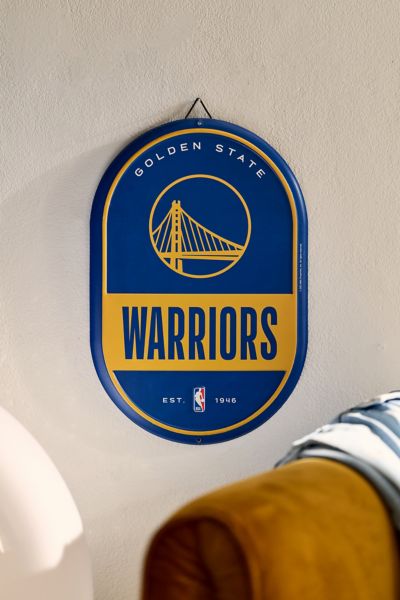 NBA Golden State Warriors Tin Pill Wall Sign