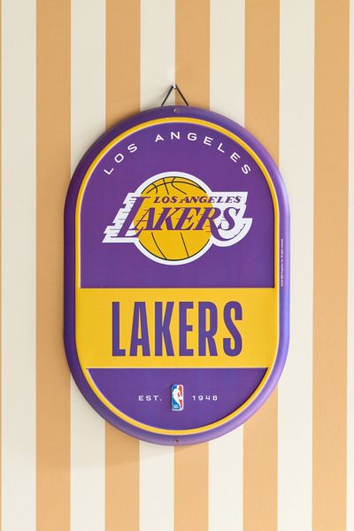 NBA Los Angeles Lakers Tin Pill Wall Sign