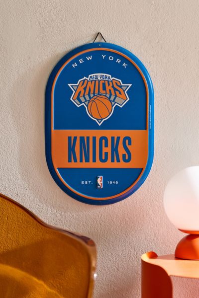 NBA New York Knicks Tin Pill Wall Sign