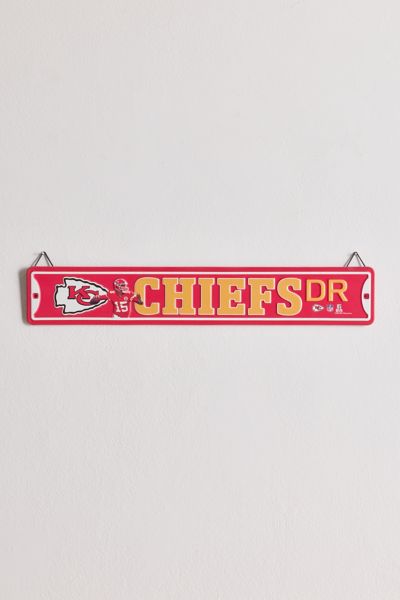 NFL Kansas City Chiefs Dr. Metal Street Sign