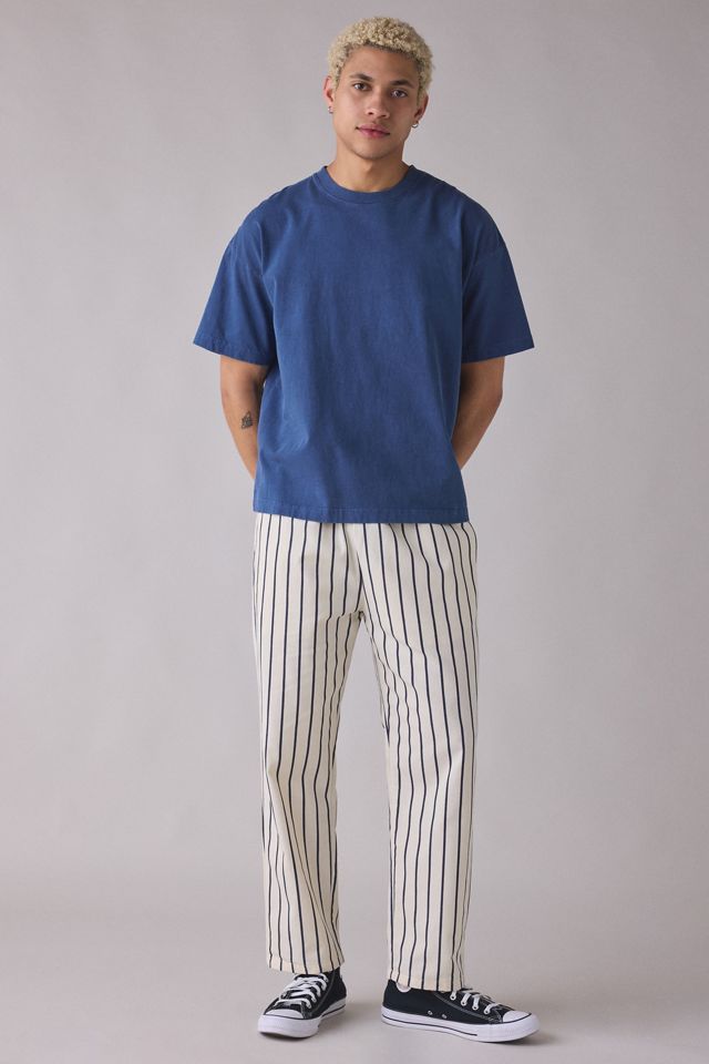 Cookman NLBM Brooklyn Eagles Striped Chef Pants #4