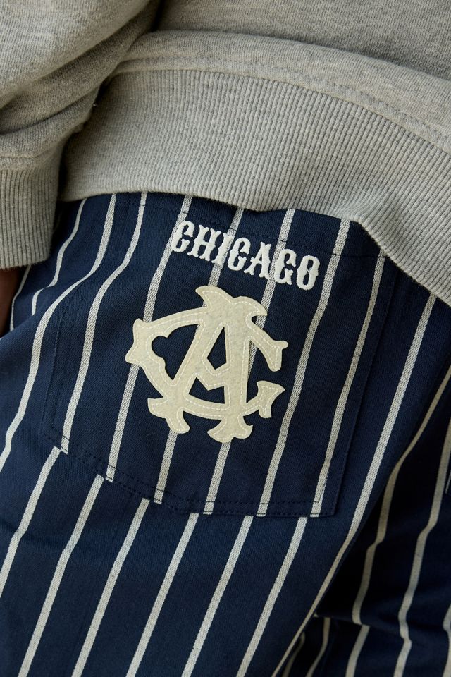 Cookman NLBM Chicago American Giants Pinstripe Semiwide Chef Pants #2