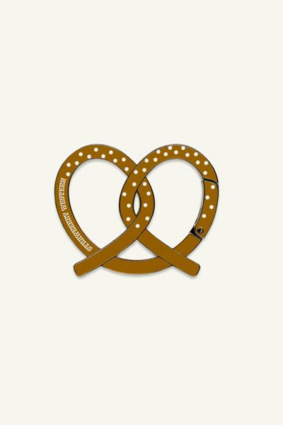Strawberry Western Pretzel Carabiner