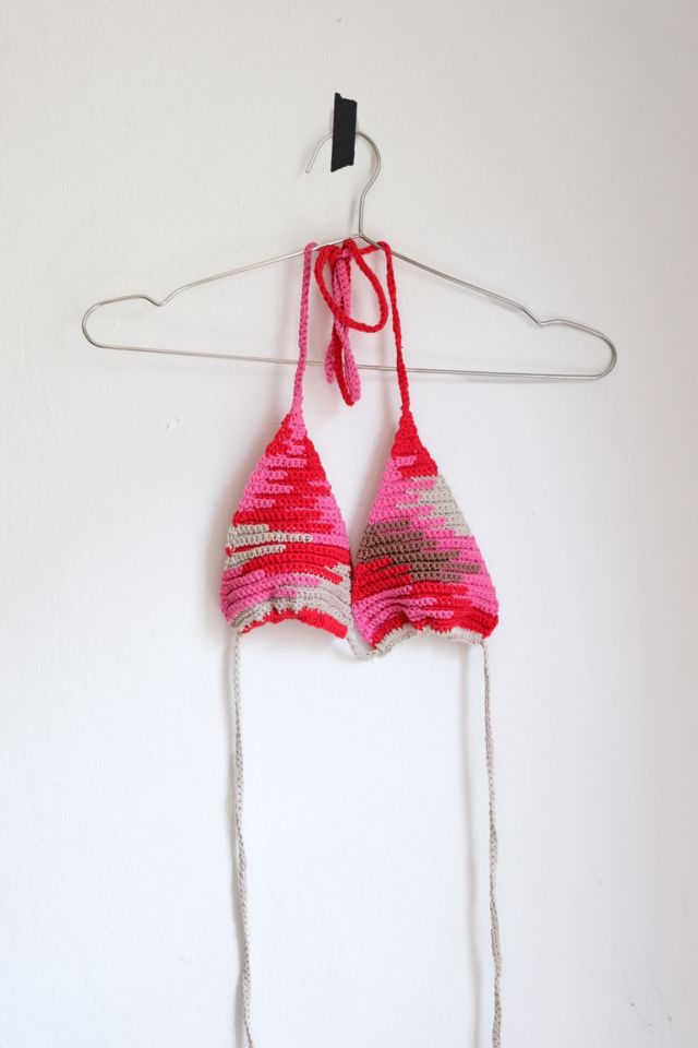 MARVES new york Upcycled Crochet Bikini Top No. 25-004 #2