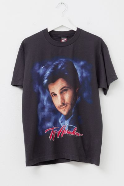Vintage 1990s Ty Herndon Picture Graphic County Music T-Shirt Made in USA