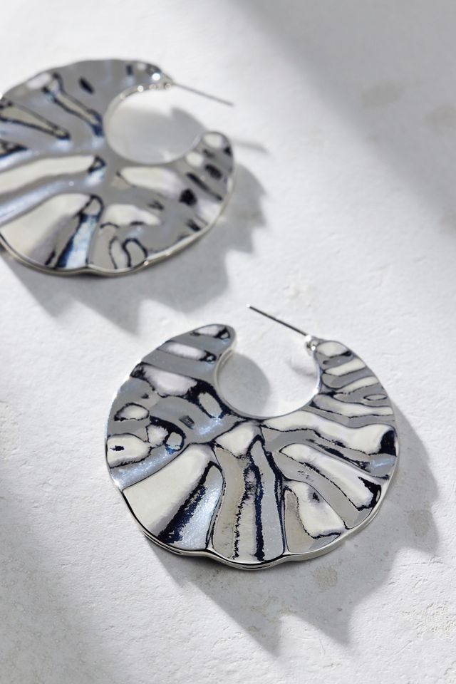 I'll Take It Molten Metal Hoop Earring #1