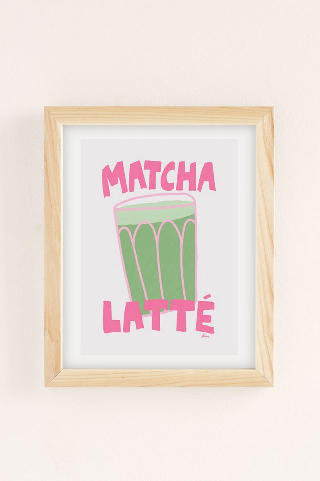 AthenesAtelier Matcha Latte Art Print #1