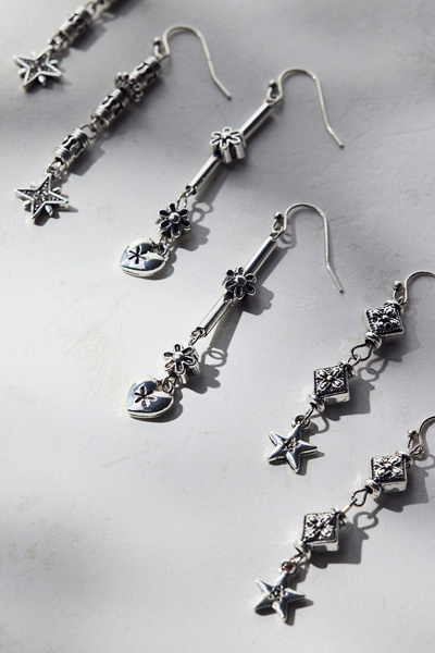 Protector Charm Dangle Earring Set