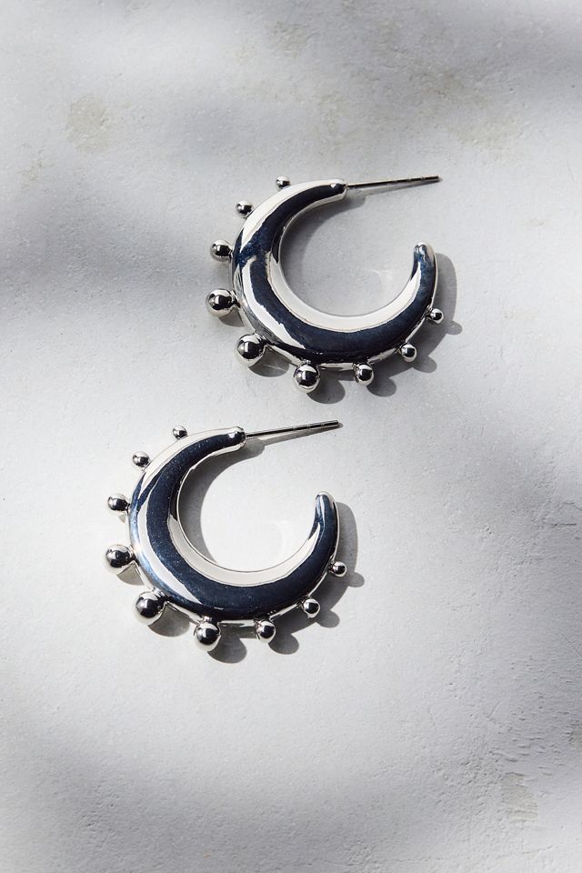 Space Out Chunky Hoop Earring #1